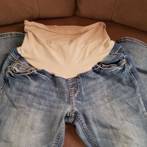 🤰 Indigo Blue bootcut maternity jeans